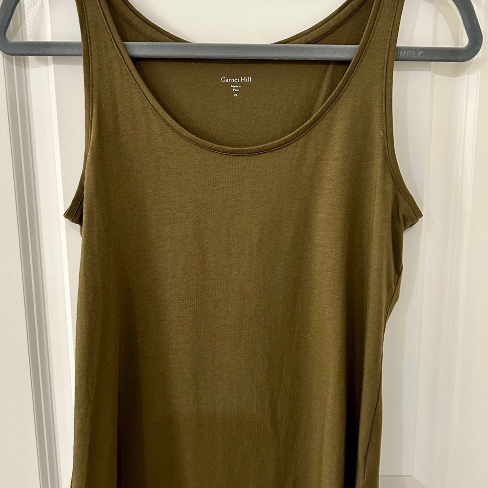 Garnet Hill Essential Tank NWOT